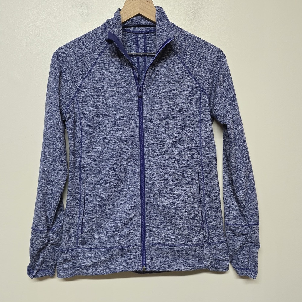 Outdoor Research Melody Womens Sz S Heathered Purple Zipup Jacket Hiking Outdoor